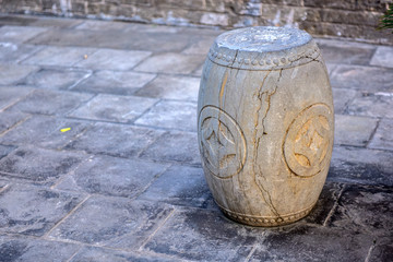 The Wangs Courtyard, Shanxi, China. The famous historical stone carvings are in Lingshi County, Jinzhong City, Shanxi province.