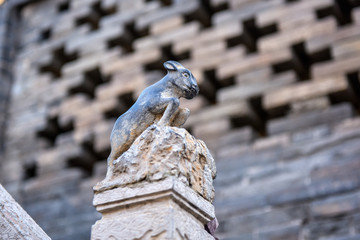 The Wangs Courtyard, Shanxi, China. The famous historical stone carvings are in Lingshi County,...