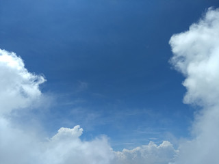 Fototapeta na wymiar Nuture beautiful blue sky and white cloud background,Have copy space.