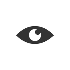 Eye icon vector. Look and Vision symbol. Eye logo design inspiration