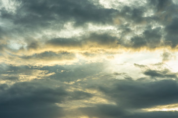 Obraz premium blue sky and white clouds.