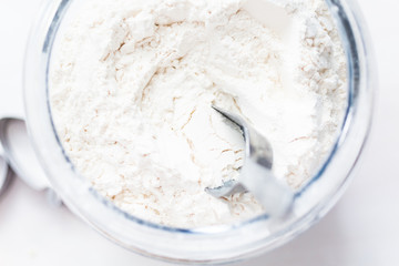 White flour