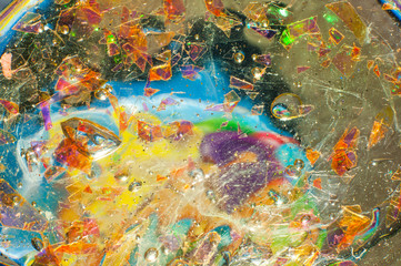 Obraz na płótnie Canvas Abstract textured background transparent slime