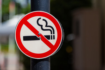 No smoking sign