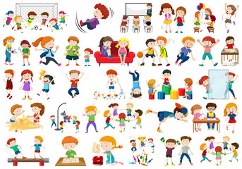 Fototapeta premium Set of people character