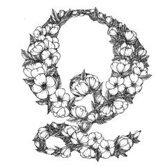 Q is for Quince Flower