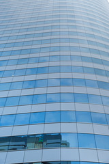 Obraz premium blue glass building
