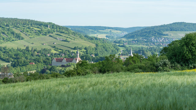 Landschaft bei Weikersheim im Taubertal