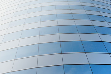 Fototapeta premium blue glass building