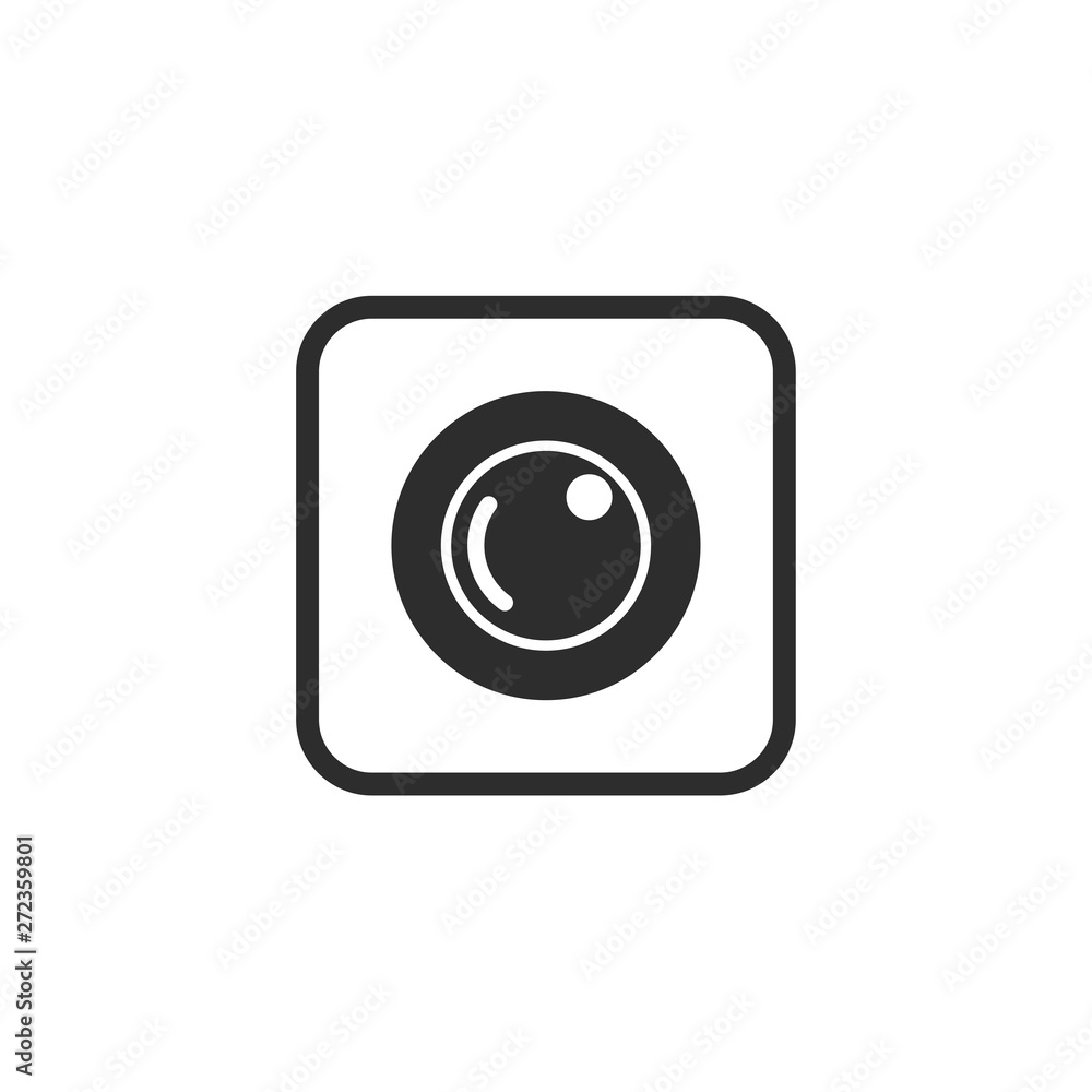 Aufkleber camera icon. camera symbol. flat photo camera vector isolated. modern simple snapshot photography si