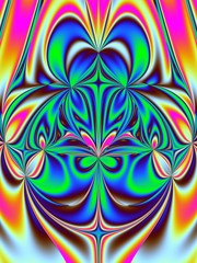 Background image. Portrait of geometric abstraction on the projective plane.