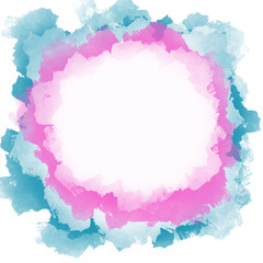 Abstract colorful watercolor for background.