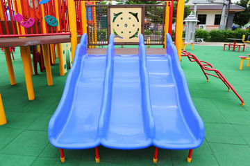 Fototapeta na wymiar Children's playground equipment 