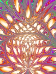 Background image. Portrait of geometric abstraction on the projective plane.