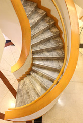 Detail of The stairs in Hotel 