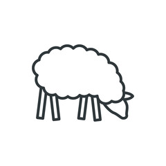 sheep vector icon