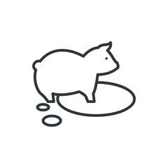 pig vector icon