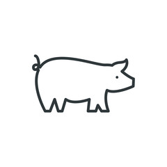 pig vector icon