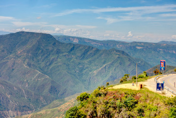 Fototapeta na wymiar Canyon del Chicamocha, Colombia