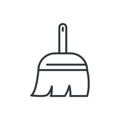 broom vector icon