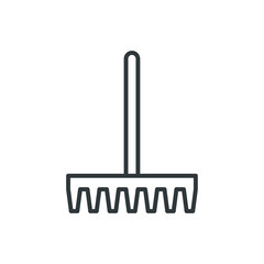 rake vector icon