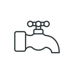 water tap vector icon