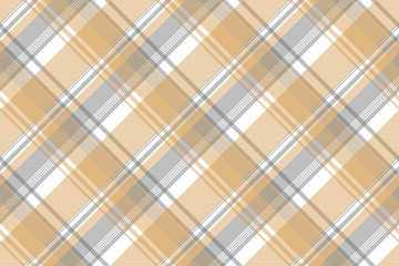 Gold silver color check fabric texture seamless pattern