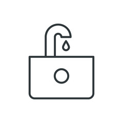 sink vector icon