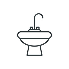 sink vector icon