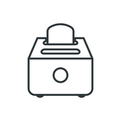 toaster vector icon
