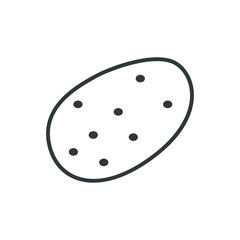 potato vector icon