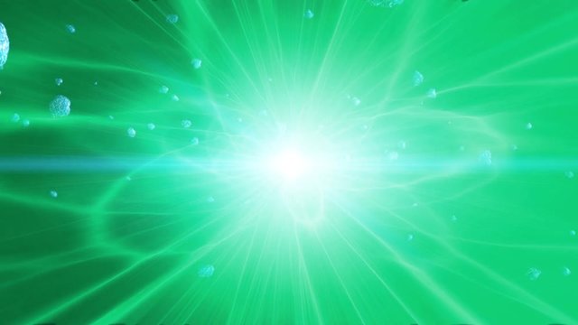 green background グリーン　光　アニメーション