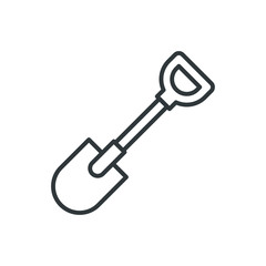 shovel vector icon