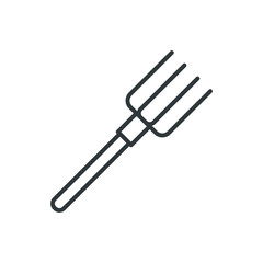 farm fork vector icon