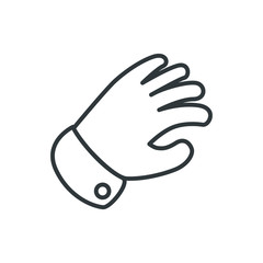 glove vector icon