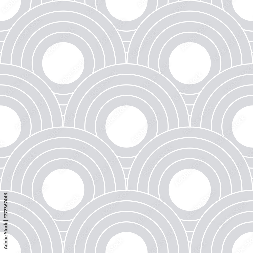 Poster abstract retro pattern of geometric shapes. neutral mosaic backdrop. geometric wave of circles backg