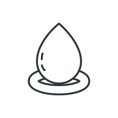 water drop vector icon