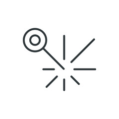 laser vector icon