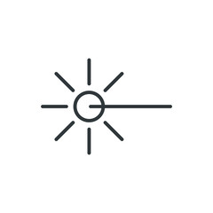 Obraz premium laser vector icon