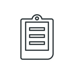 clipboard vector icon