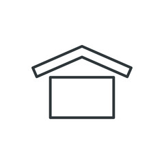 warehouse storage vector icon