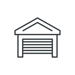 warehouse vector icon