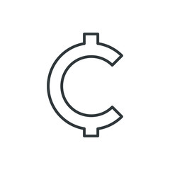 cent vector icon
