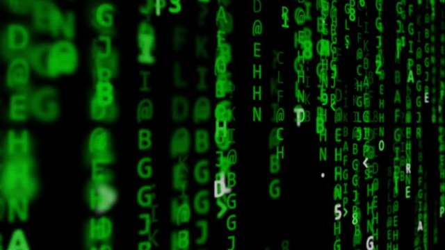 Abstract matrix background