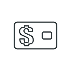credit card vector icon
