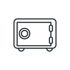 safe vector icon