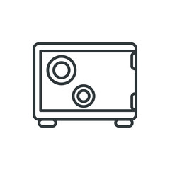safe vector icon