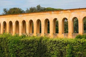 Fototapeta premium Cittadella Nuova, old fort in Giardino Scotto Park, Pisa, Italy
