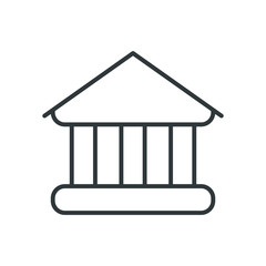 bank vector icon