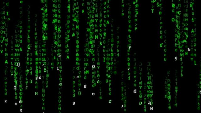 Abstract matrix background